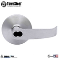 Townsteel F09 Storeroom, Night Latch, Key Retracts Latch Bolt, for Concealed V/R Exit Device, Lever Prepped fo TNS-ED8900LQ-09-C-SLFIC-626